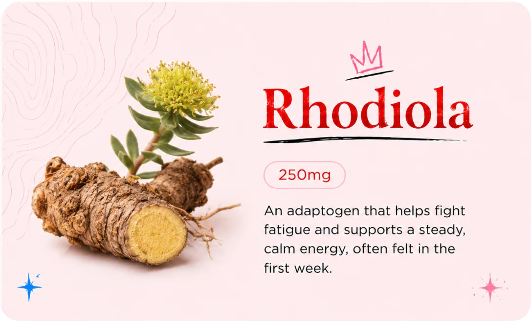 Rhodiola, a Run Hot ingredient