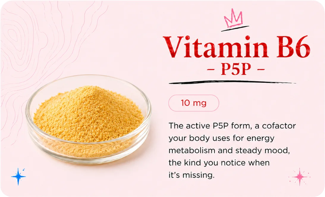 Vitamin B6, a Run Hot ingredient