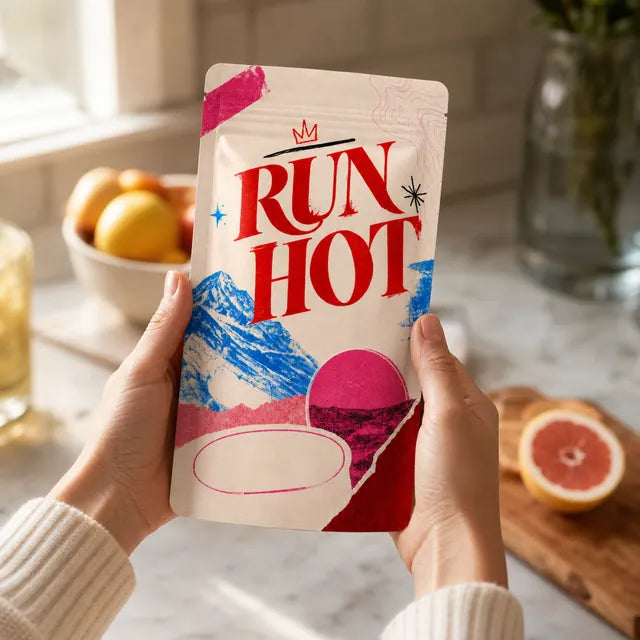 Label reader checking the Run Hot red maca supplement facts
